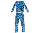 Marvel Avengers Heroes Action Stance All Over Youth 2-Piece Pajama Set