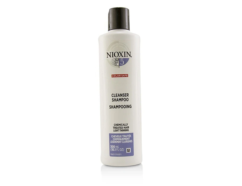 Nioxin Derma Purifying System 5 Cleanser Shampoo (Chemically Treated Hair, Light Thinning, Color Safe) 300ml