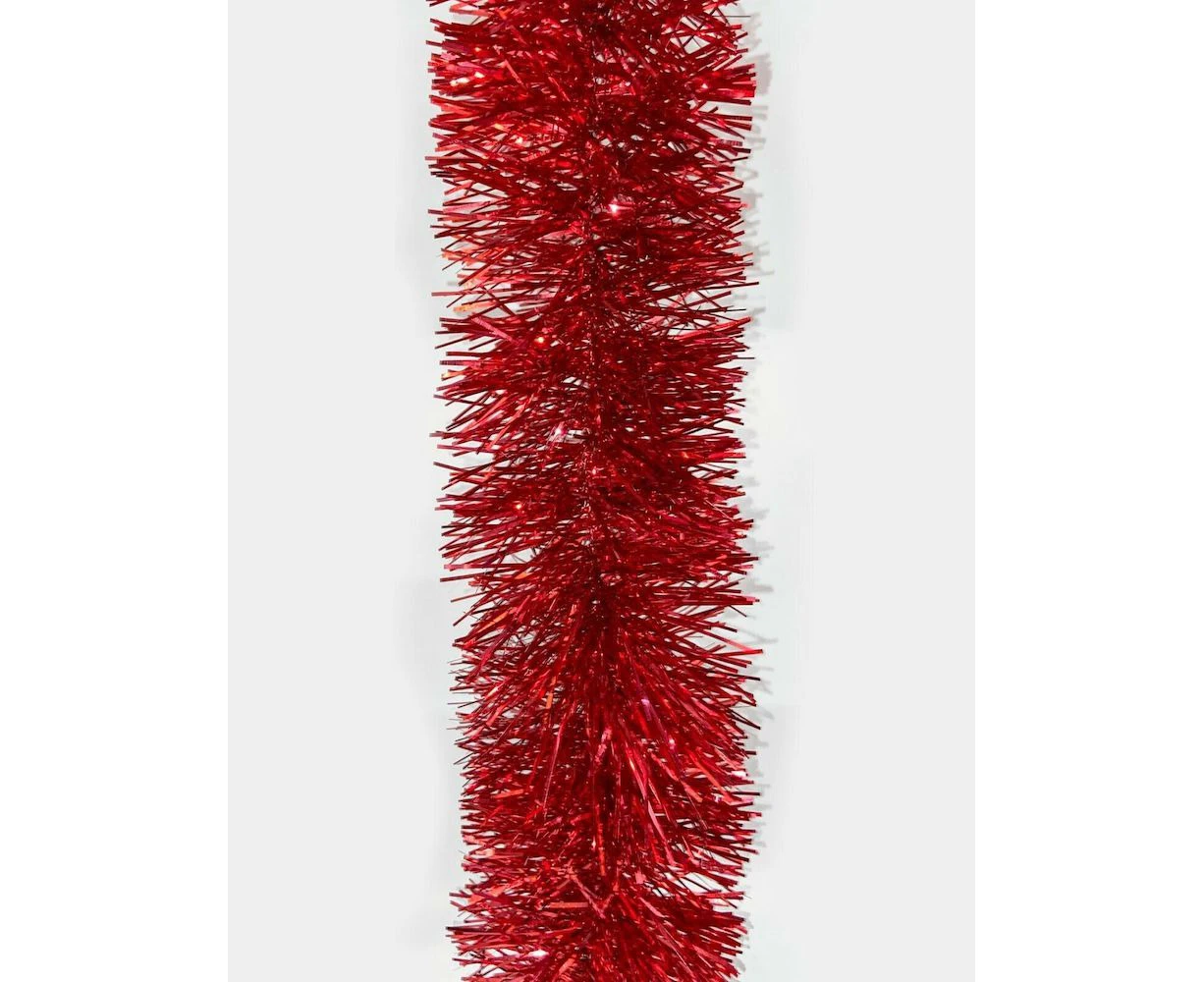 5 Sets Red Thin Tinsel Curtain Backdrop Event Party New year/Tree/Home/Christmas Decoration