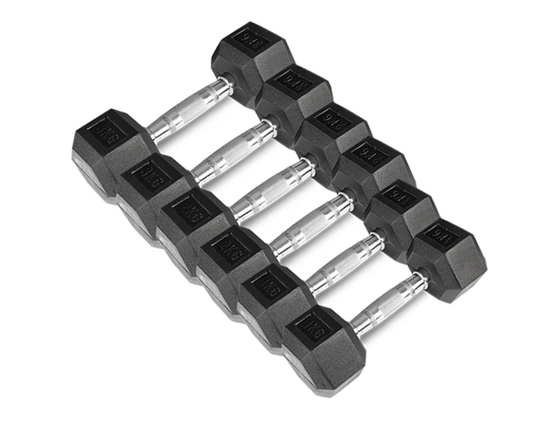 CORTEX 1kg to 3kg Hex Dumbbell Set