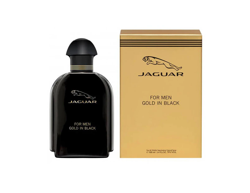 Jaguar Gold In Black Eau De Toilette Spray By Jaguar 100 ml