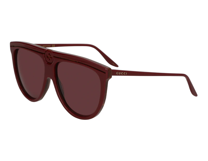 Gucci Women's Pilot Sunglasses - Burgundy