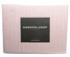 Sheraton Luxury Maison Indi Stripe Vintage Wash Sheet Set - Rose