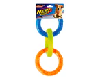 Nerf Tuff Tug 3 Rubber Chew/Bite Circle Ring Pet Dog Interactive Playing Toy