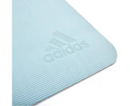 Adidas Premium 5mm Thickness Cushion Yoga Excersice Mat/Pad Sky Tint Pilates/Gym