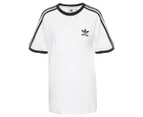 Adidas Originals Men's 3-Stripes Tee / T-Shirt / Tshirt - White