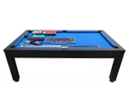 7FT  POOL TABLE SNOOKER BILLIARD TABLE WITH DINING TABLE TOP