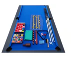 7FT  POOL TABLE SNOOKER BILLIARD TABLE WITH DINING TABLE TOP