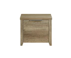 Alice Bedside Table 2 drawers Storage Table Night Stand MDF in Oak