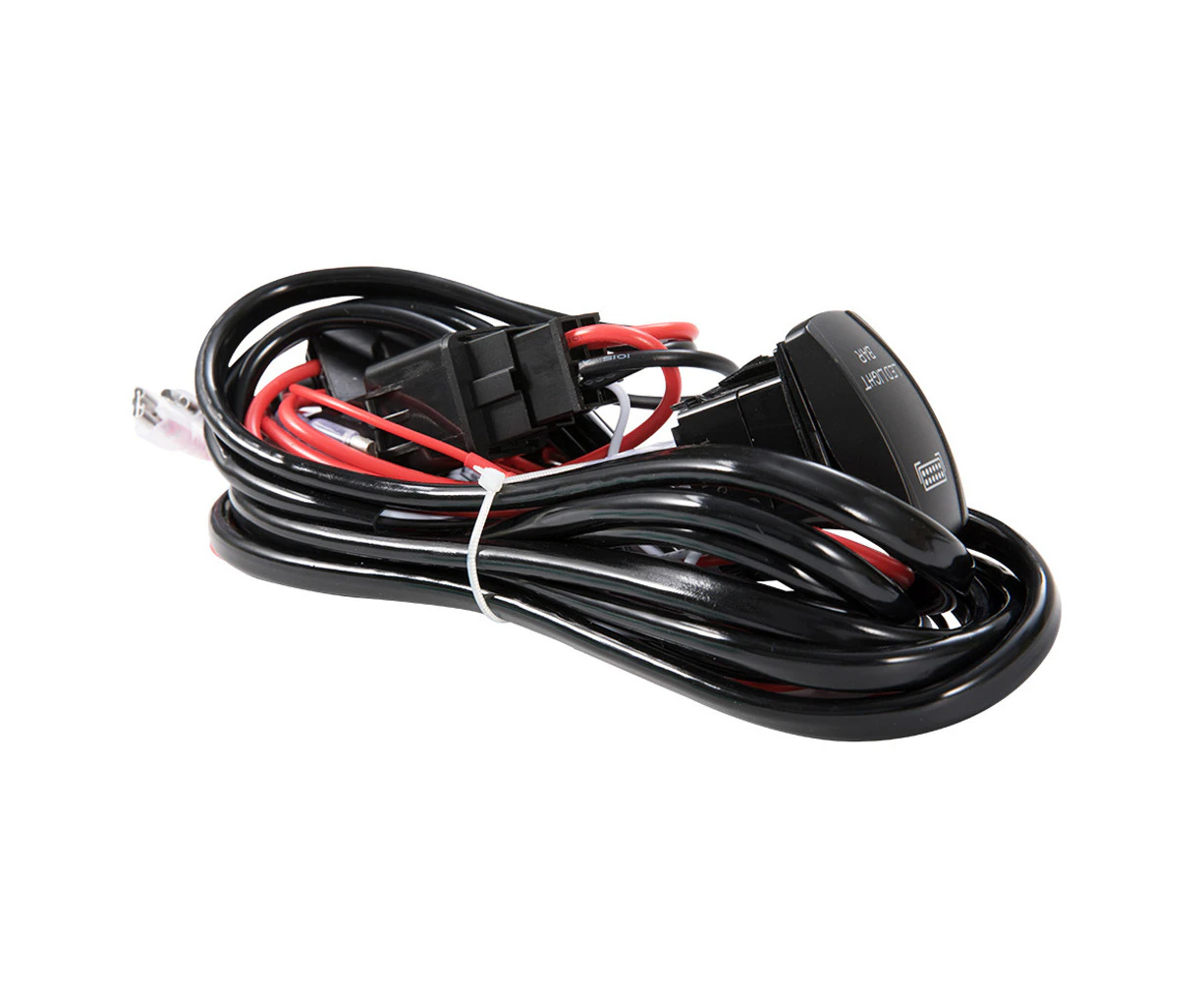 LIGHTFOX 2 Way 12V DC Wiring Loom Harness Kit