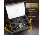 Nou Living Luxury Crystal Whiskey Decanter Set with 6 Crystal Whiskey Glasses | 11-Piece Whisky Decanter Gift Set | ELEGANCE 4