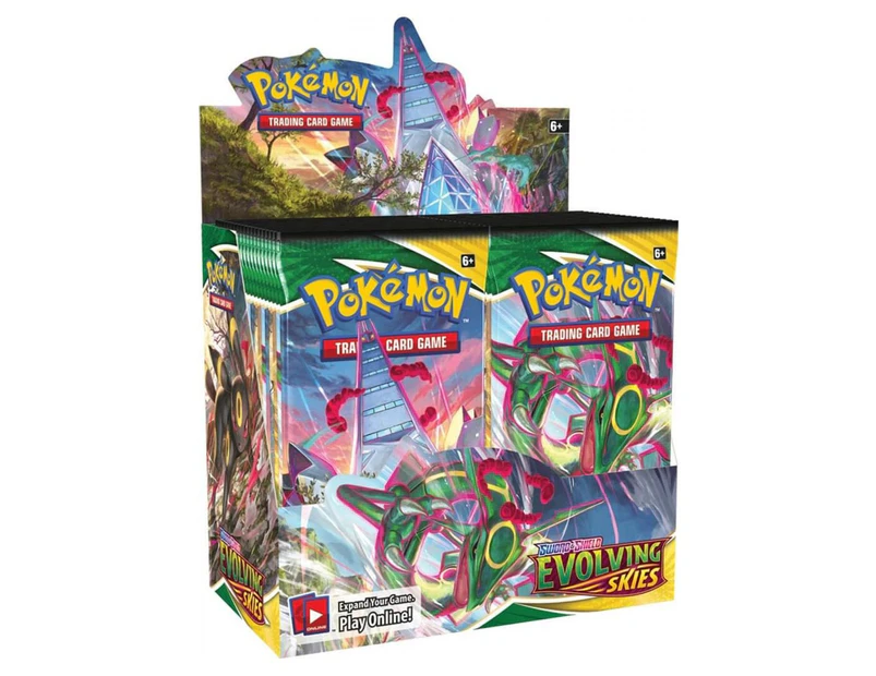 Pokemon Tcg Sword And Shield Evolving Skies Booster Box