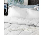 Ddecor Home Binary 500 TC Cotton Jacquard Comforter Set White - White
