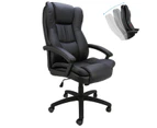 Ergonomic Office Chair Computer Executive Chairs Recliner PU Leather Work Seat