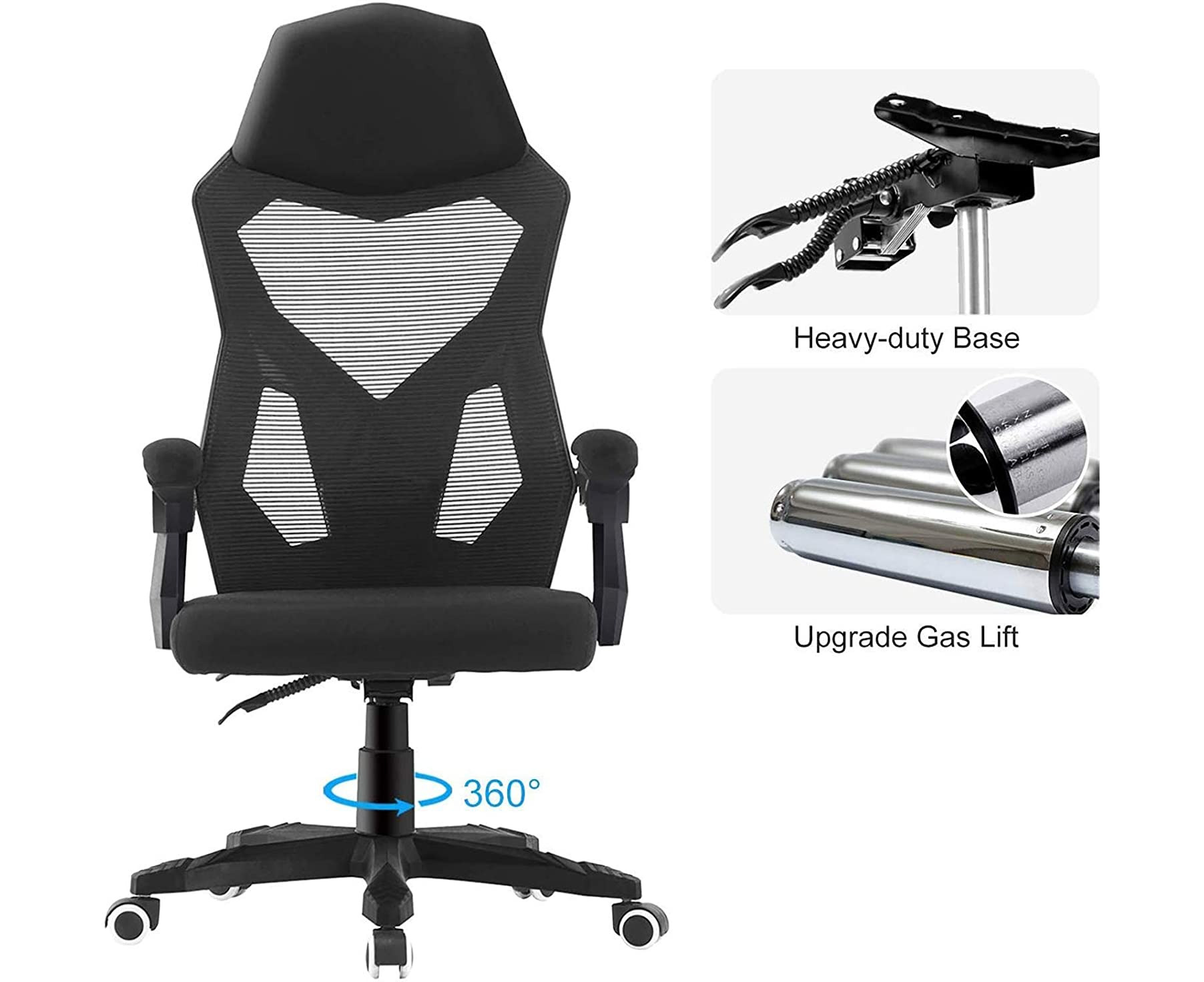 homefun ergonomic mesh office chair