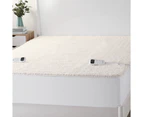 Dreamaker Fleece Top Multizone Electric Blanket Super King Bed