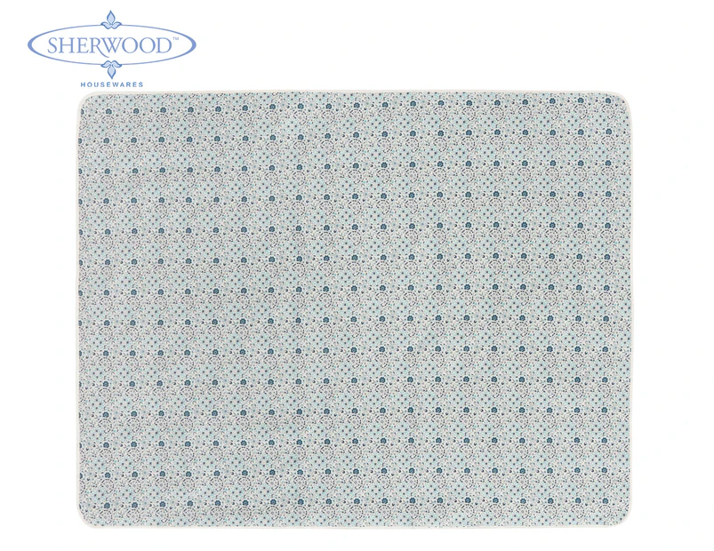 Sherwood 200x150cm Cotton Top Picnic Rug - Blue Mosaic