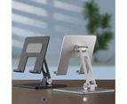 Adjustable Aluminum Alloy Metal Desk Mobile Phone Holder Stand For iPhone iPad Tablet Tab Desktop