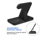 15W Qi 3 in 1 Fast Charging Wireless Charging Stand Dock Station For AirPods Pro Apple Watch SE 6 5 4 3 2 iPhone 12 11 Pro Max Xs X Xr 8 Plus