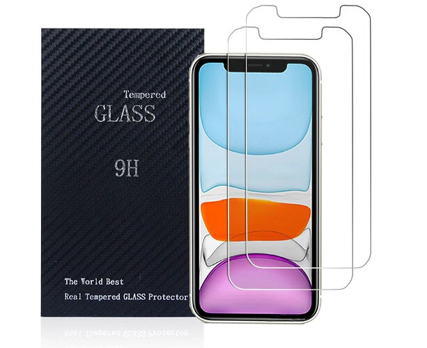 [2 PACK] Apple iPhone 11 Screen Protector Tempered Glass Screen Protector Guard - Case Friendly