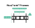 Artiss TV Wall Mount Bracket Tilt Flat Ultra Slim 42 55 65 75 90 Inch