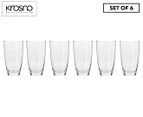 Set of 6 Krosno 500mL Harmony Highball Glasses