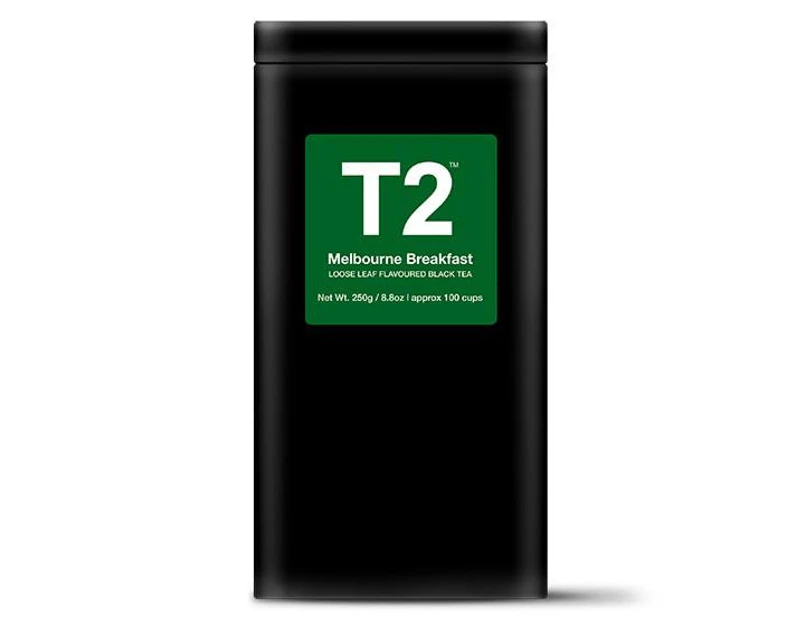 T2 Loose Tea - Black Tin - Melbourne Breakfast 250g
