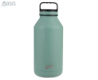 Oasis 1.9L Double Walled Insulated Titan Drink Bottle - Sage Green