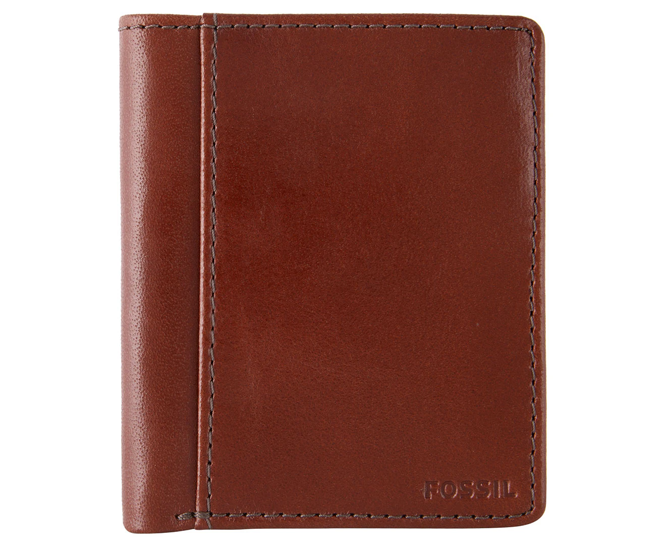 Fossil Mykel Leather Bifold Wallet - Medium Brown