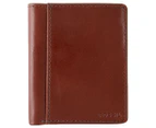 Fossil Mykel Leather Bifold Wallet - Medium Brown