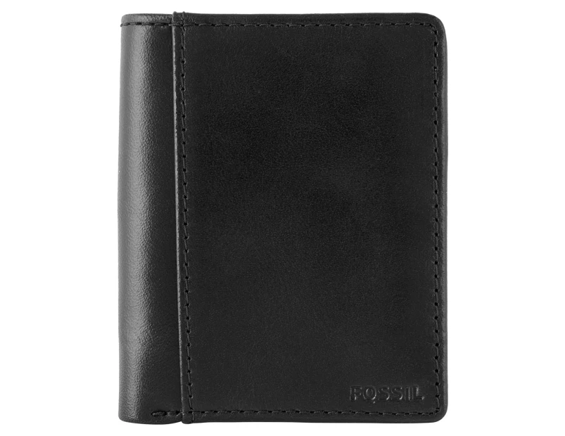 Fossil Mykel Leather Bifold Wallet - Black