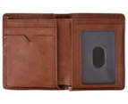 Fossil Mykel Leather Bifold Wallet - Medium Brown