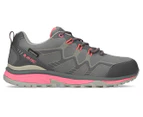 Hi-Tec Women's Stinger Low Waterproof Hiking Shoes - Graffute/Chiaccio/Pink