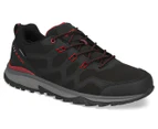 Hi-Tec Men's Stinger Low Waterproof Hiking Shoes - Black/Dark Red