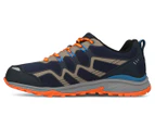 Hi-Tec Men's Stinger Low Waterproof Hiking Shoes - Navy/Royal/Orange/Light Grey