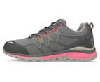 Hi-Tec Women's Stinger Low Waterproof Hiking Shoes - Graffute/Chiaccio/Pink