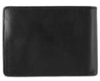 Fossil Mykel Traveler Leather Trifold Wallet - Black