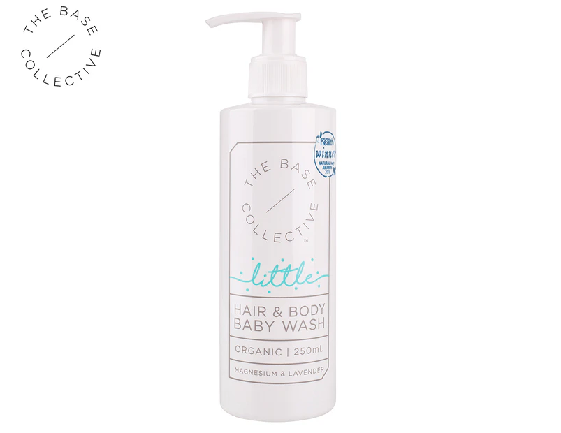 Little By The Base Collective Magnesium & Lavender Baby Hair & Body Wash 250mL