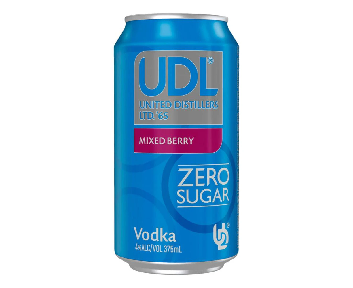 UDL Zero Sugar Mixed Berry (10X375ML)