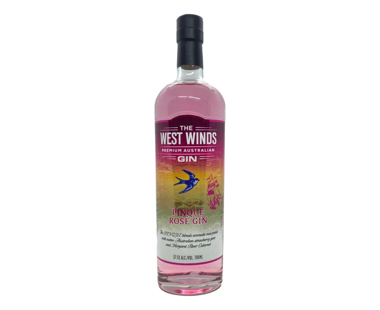 The West Winds Gin Pinque Rose Gin 700mL