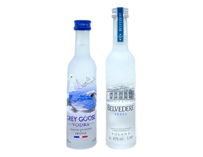 Grey Goose & Belvedere Vodka Bundle (2X50ML)