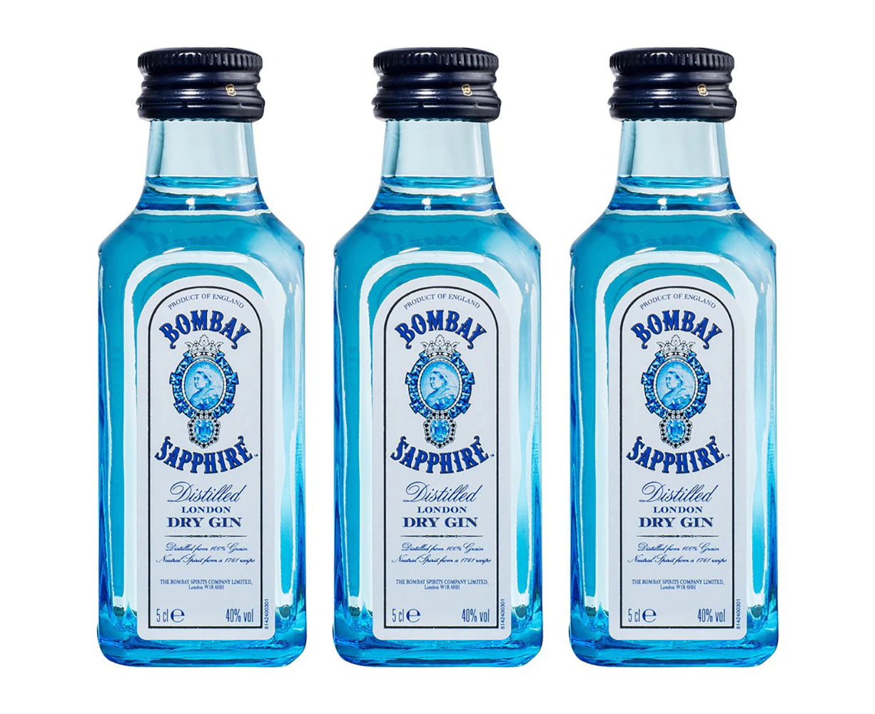 Bombay Sapphire London Dry Gin (3X50ML)