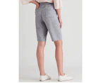 W.Lane Linen Shorts - Womens - French Xdye