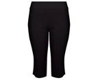 Katies Capri Classic Pants - Womens - Black