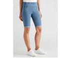 Katies Denim Ultimate Shorts - Womens - Light Denim