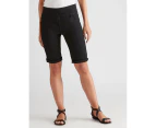 Katies Denim Ultimate Shorts - Womens - Black