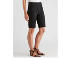 Katies Denim Ultimate Shorts - Womens - Black