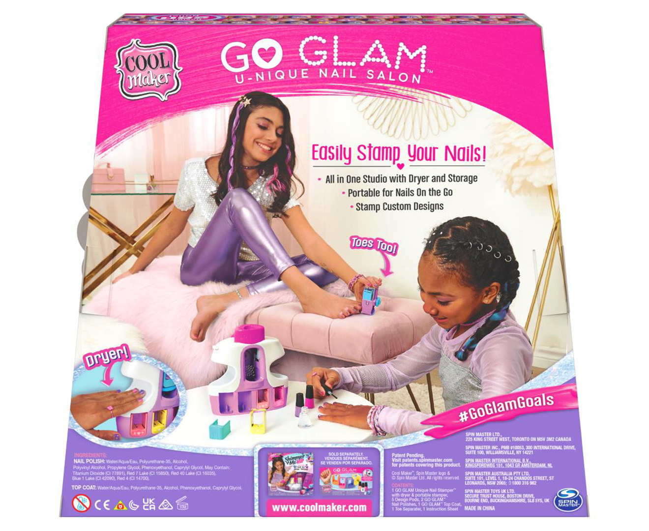 Cool Maker GO GLAM U-nique Nail Salon / Nail Stamper Kit