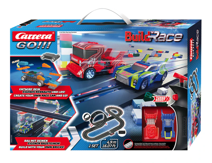 Carrera Go!!! Build 'n' Race Construction Slot Car Race Track Set