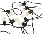 Maine & Crawford 10m 2W Outdoor Marquee Filament LED String Lights - Black/Clear 3